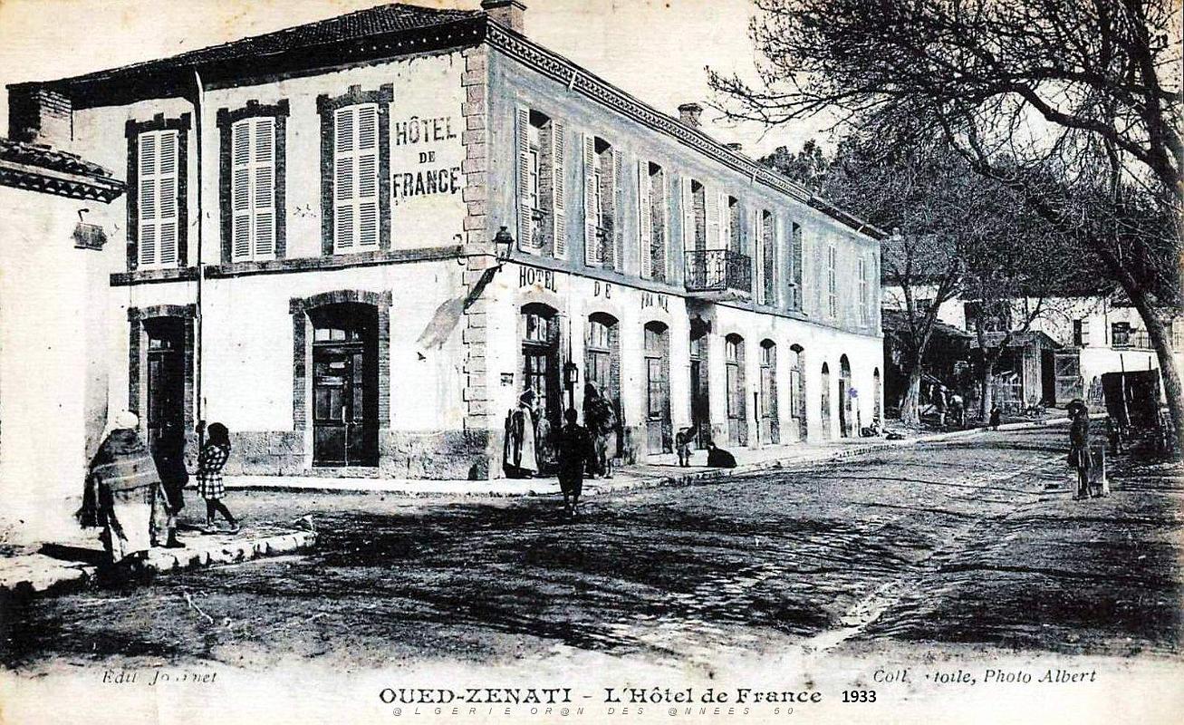 Oued-Zenati - Hotel de France - 1933.jpg